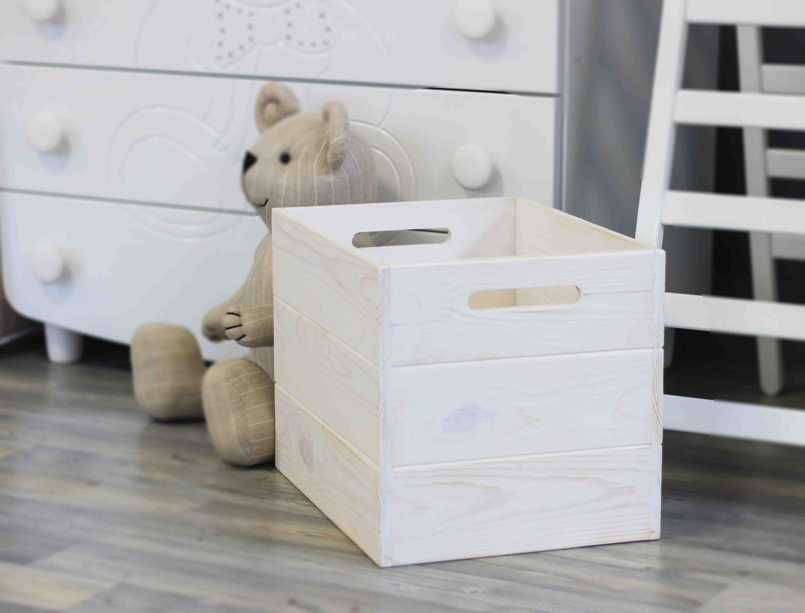 Ящик для игрушек деревянный «Зайка»